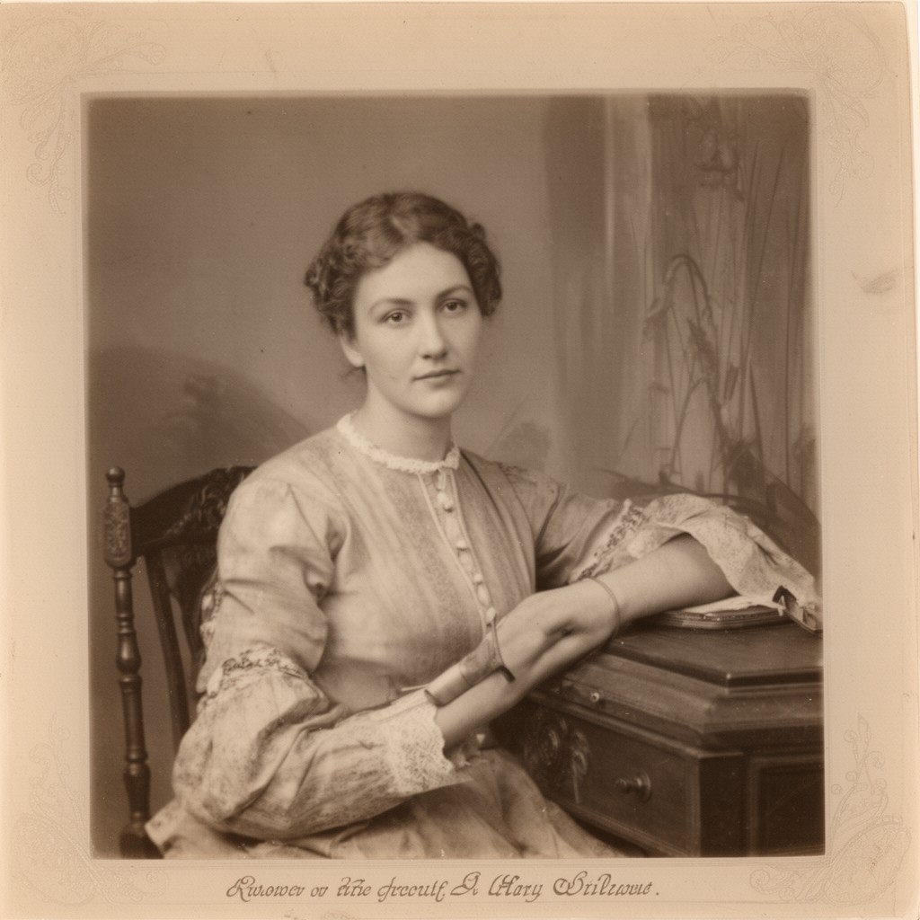 AI-generated illustration of Mary Stilwell