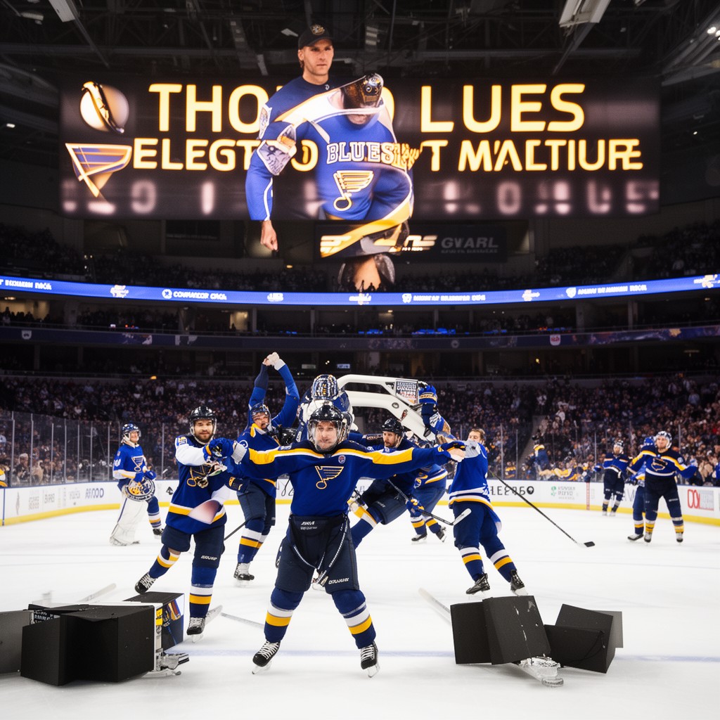 AI-generated illustration of St. Louis Blues