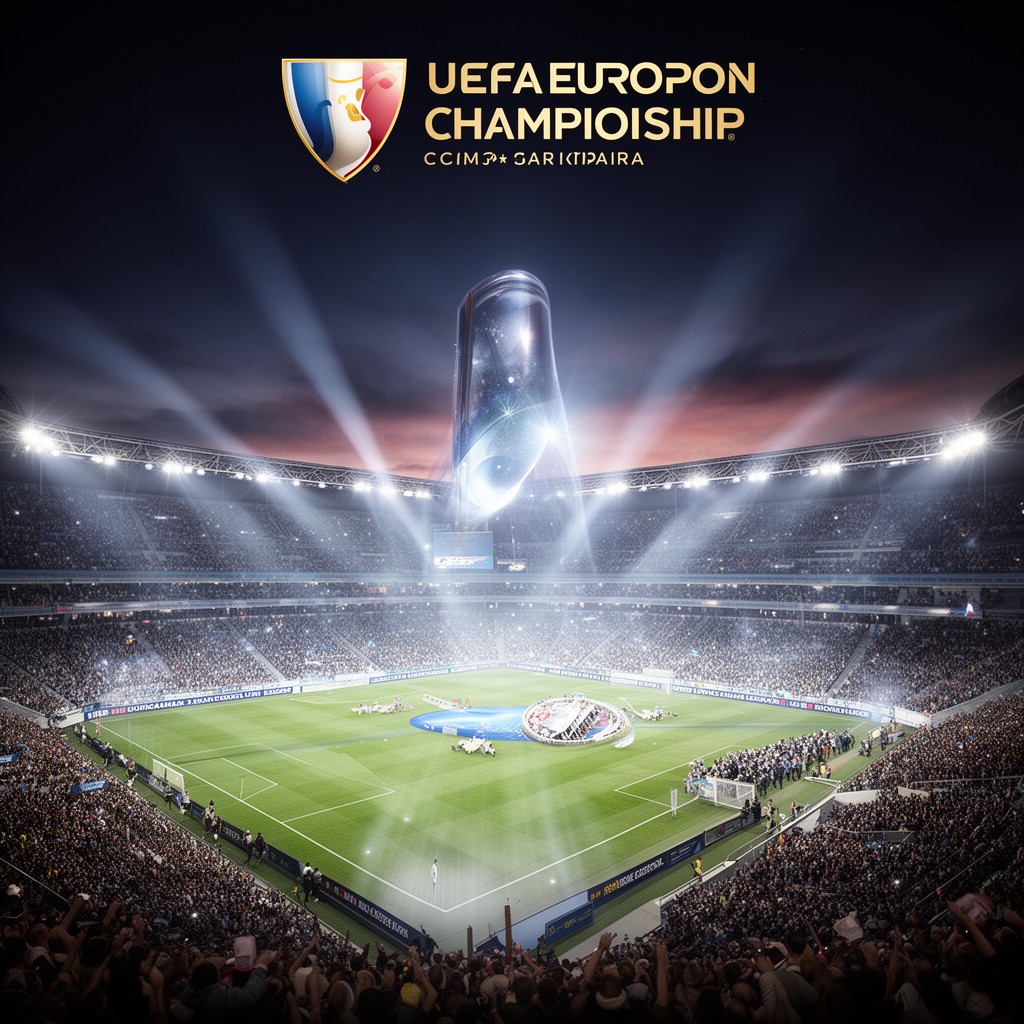 AI-generated illustration of UEFA European Championship