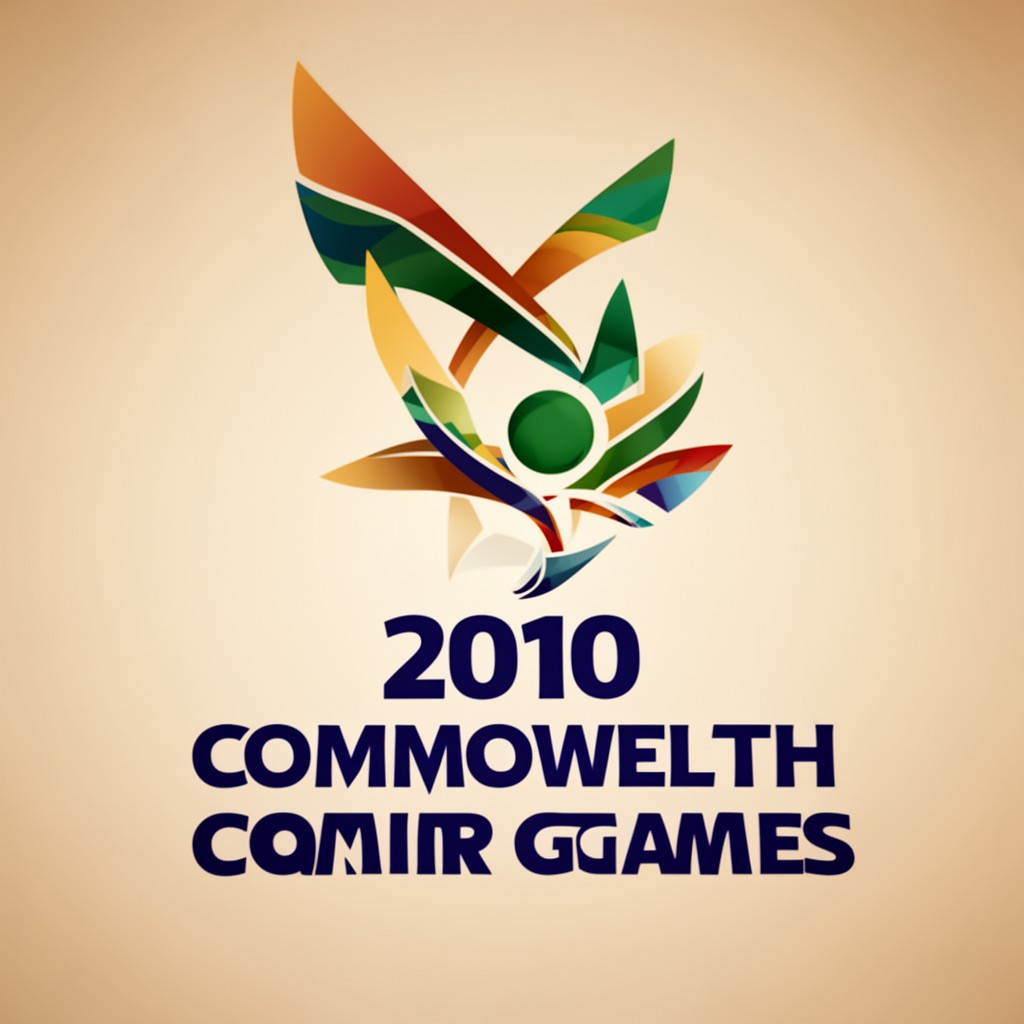AI-generated illustration of 2010 Commonwealth Games