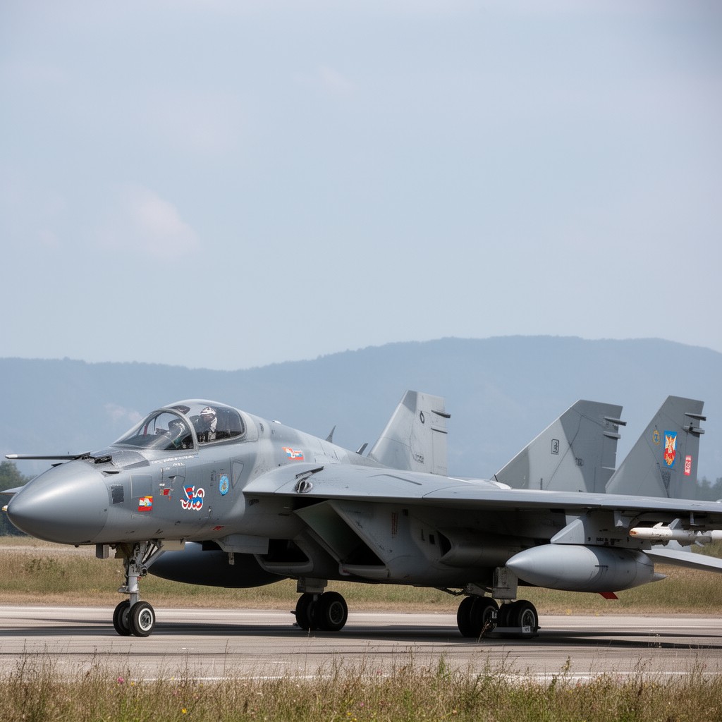 AI-generated illustration of Bulgarian Air Force