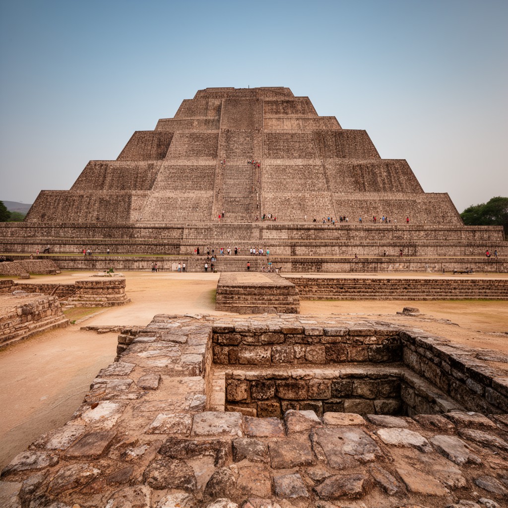 AI-generated illustration of Teotihuacan civilization