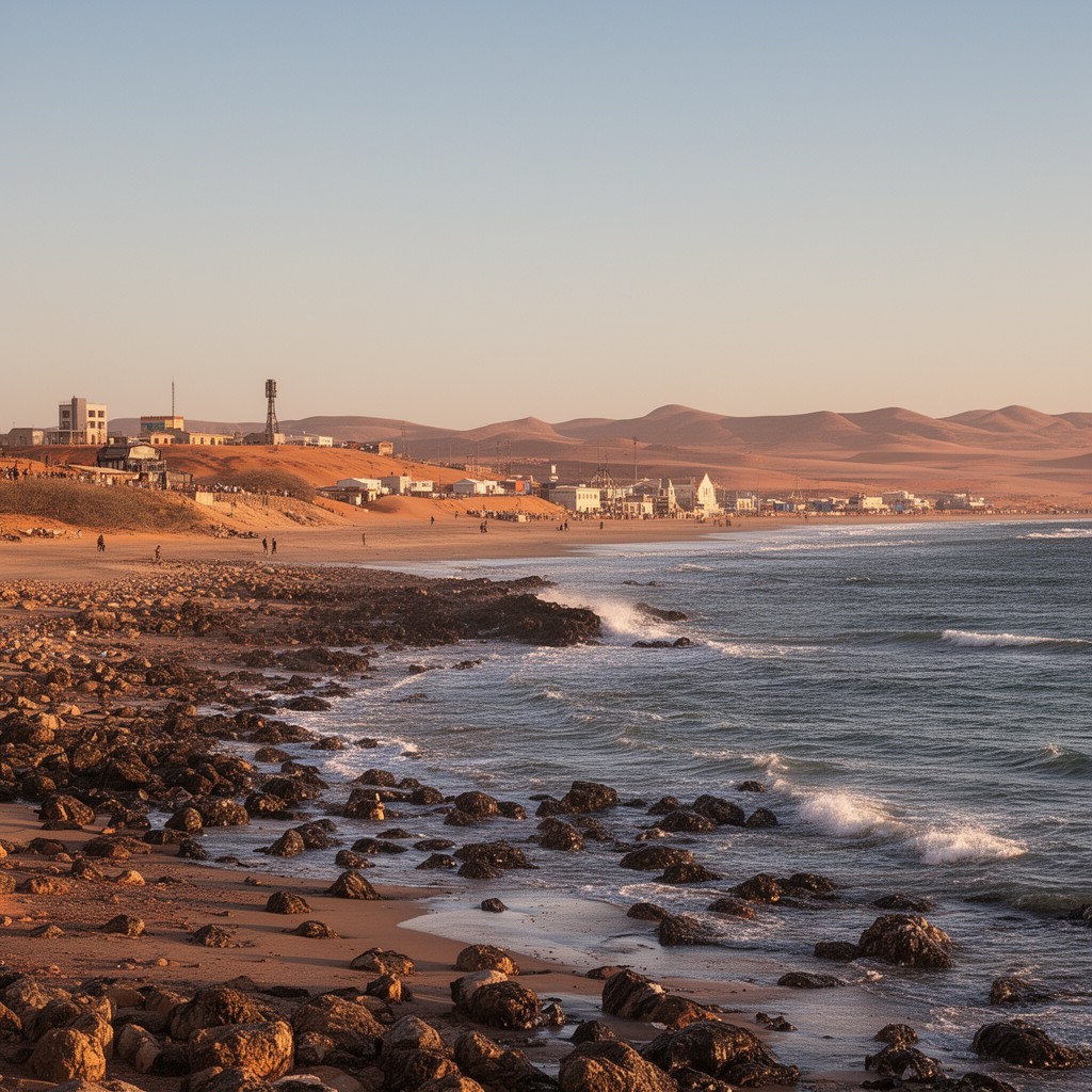 AI-generated illustration of Lüderitz