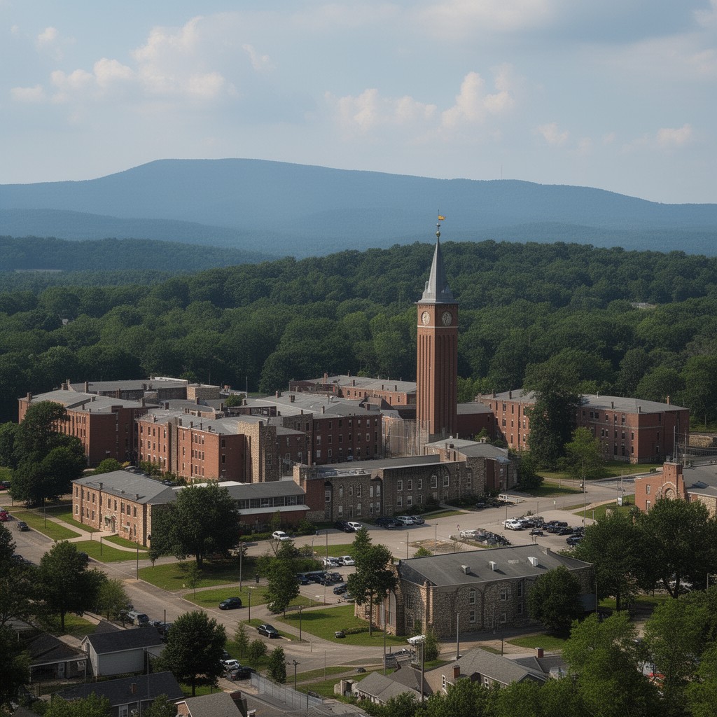 AI-generated illustration of Fort Campbell, Kentucky