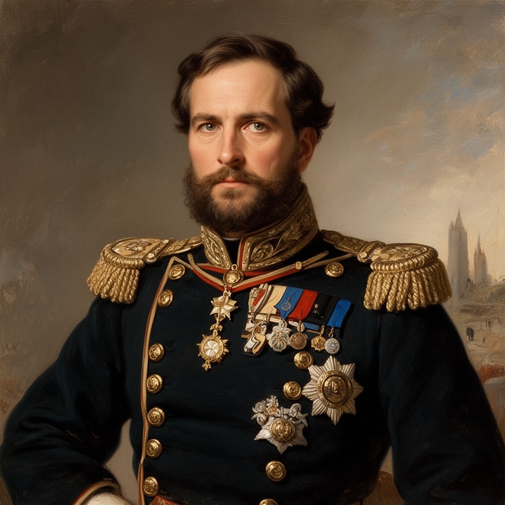 AI-generated illustration of François Certain Canrobert