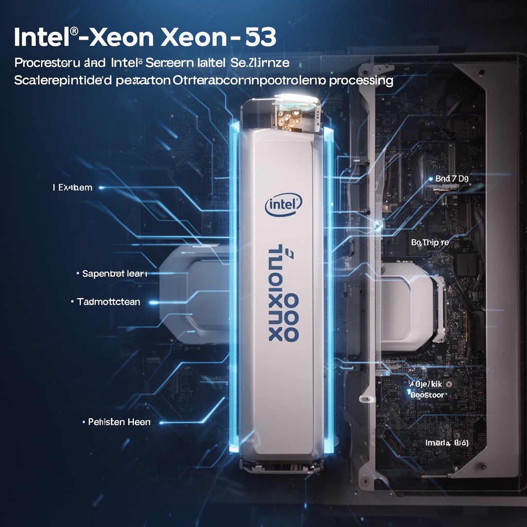 AI-generated illustration of Intel Xeon