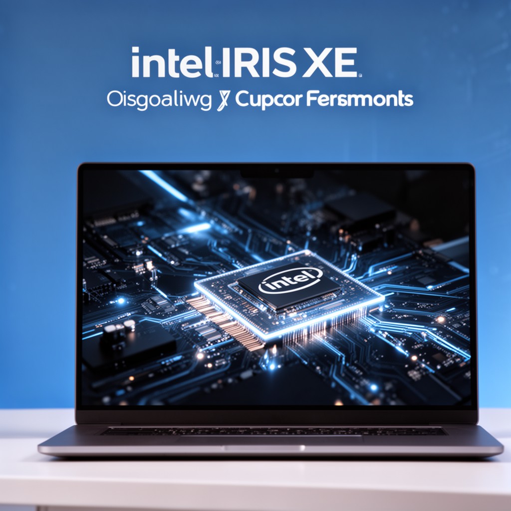 AI-generated illustration of Intel Iris Xe
