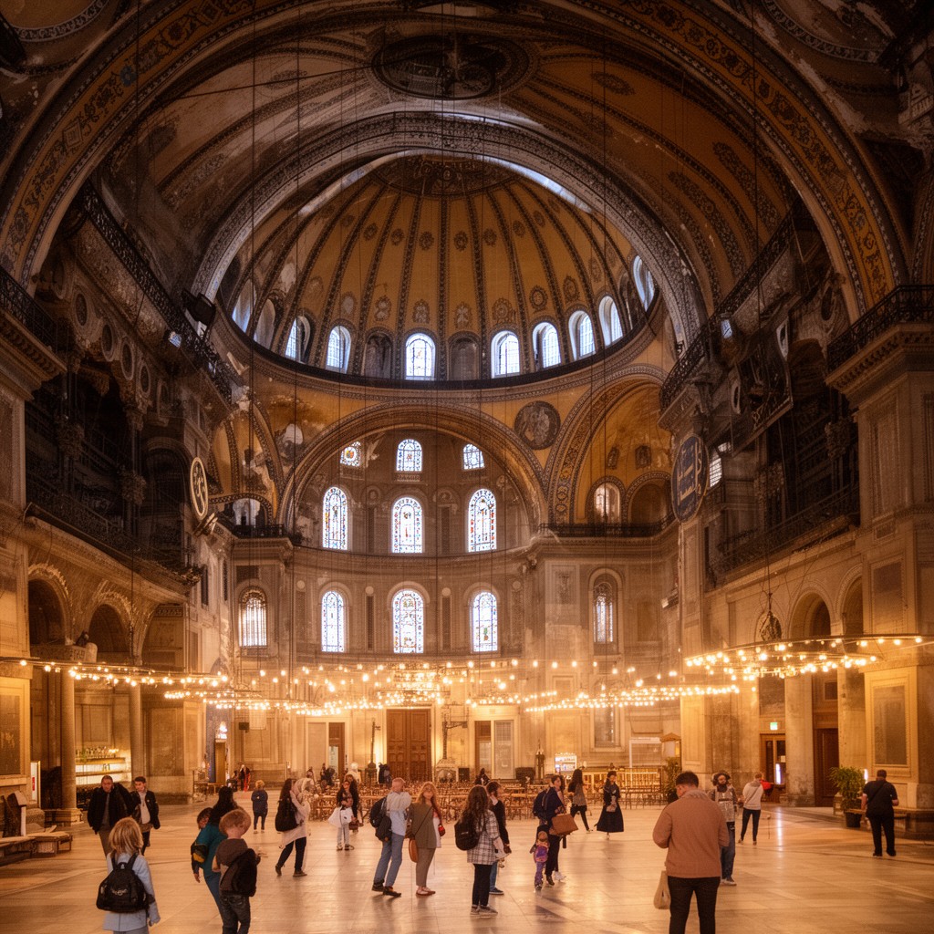 AI-generated illustration of Hagia Sophia