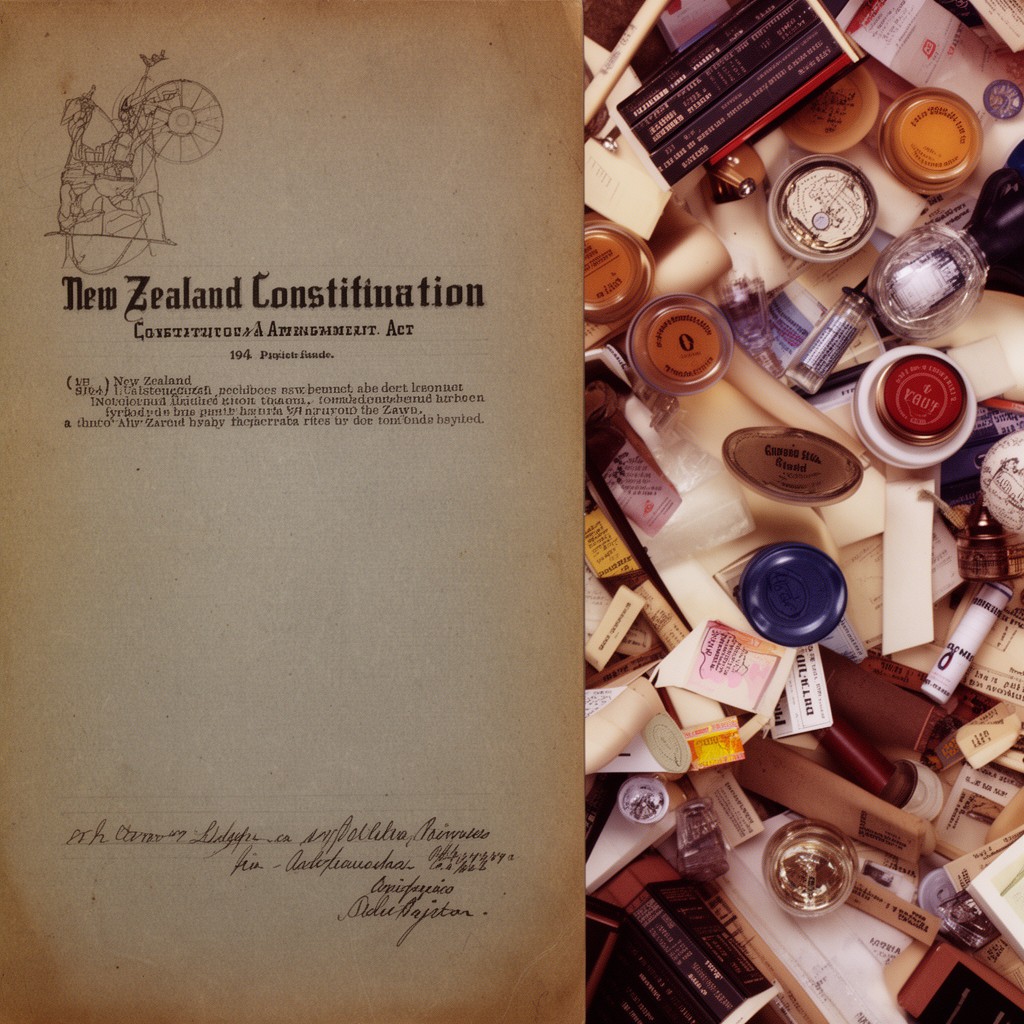 AI-generated illustration of New Zealand Constitution Amendment Act 1947