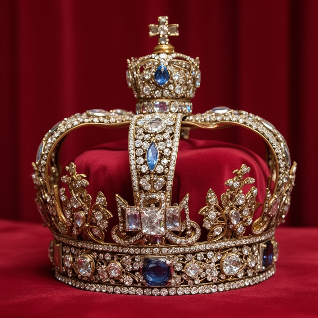 AI-generated illustration of Imperial State Crown