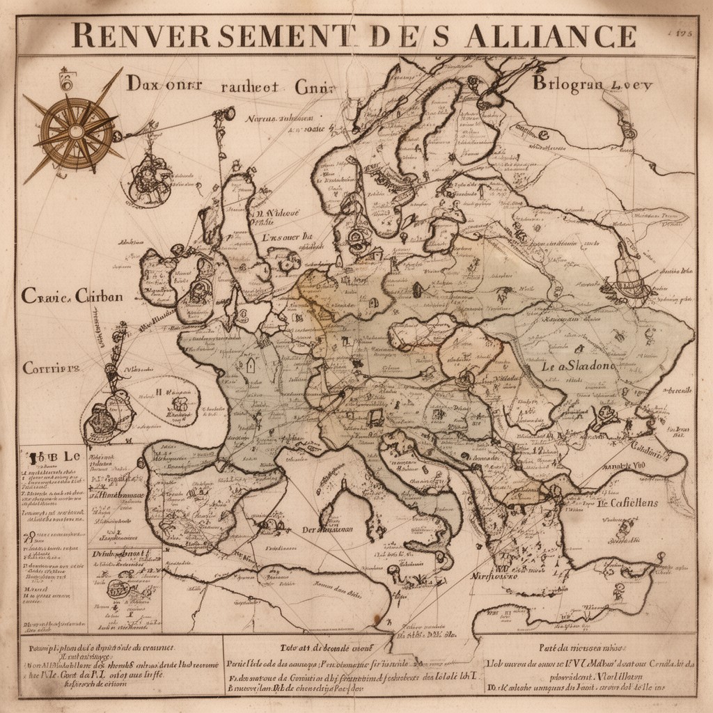AI-generated illustration of Renversement des alliances