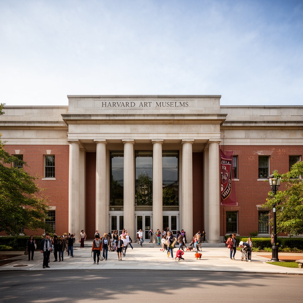 AI-generated illustration of Harvard Art Museums