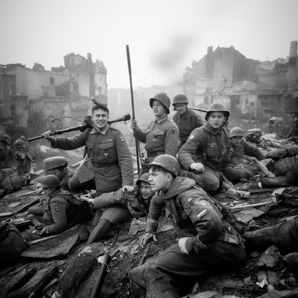 AI-generated illustration of film "Stalingrad" (1993)