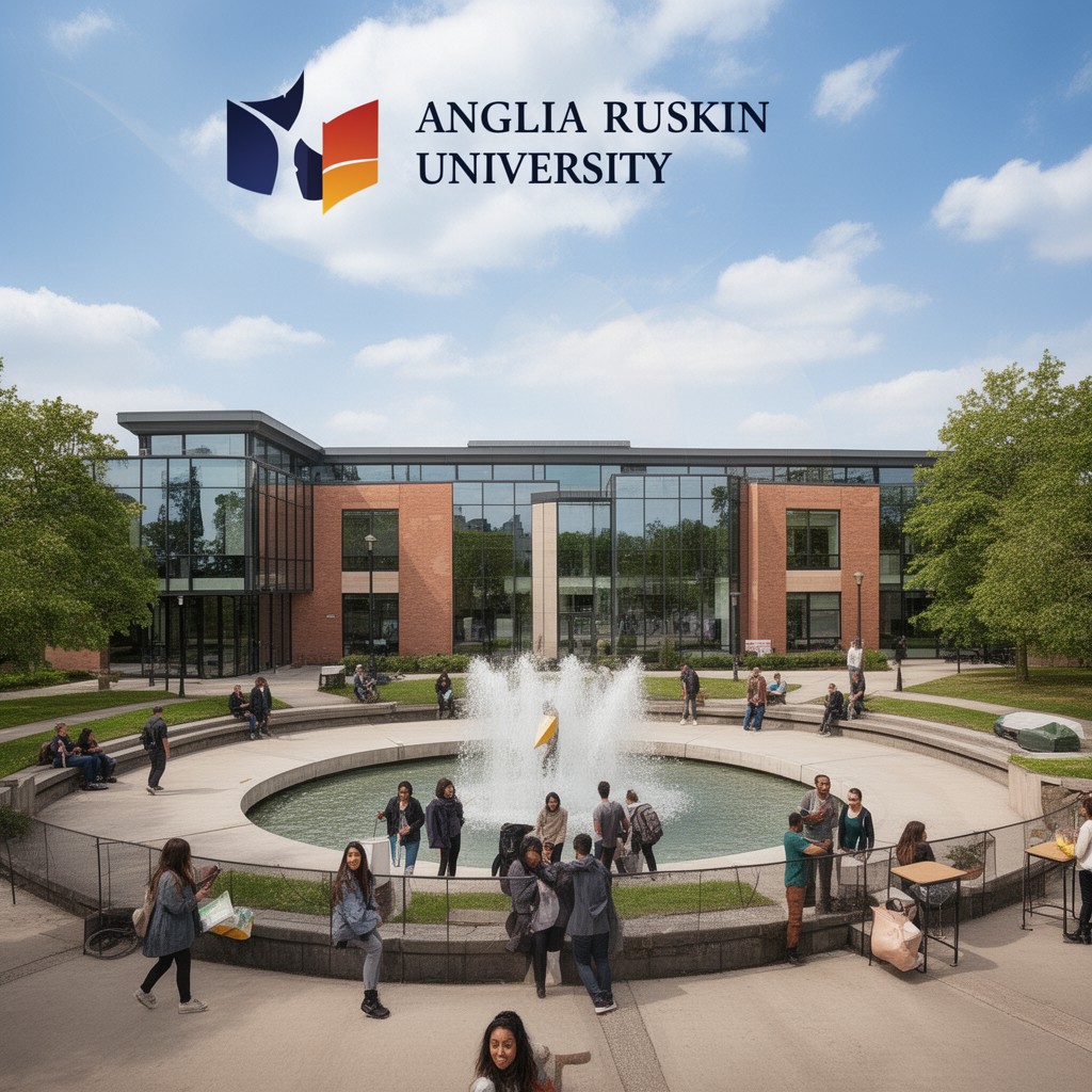 AI-generated illustration of Anglia Ruskin University
