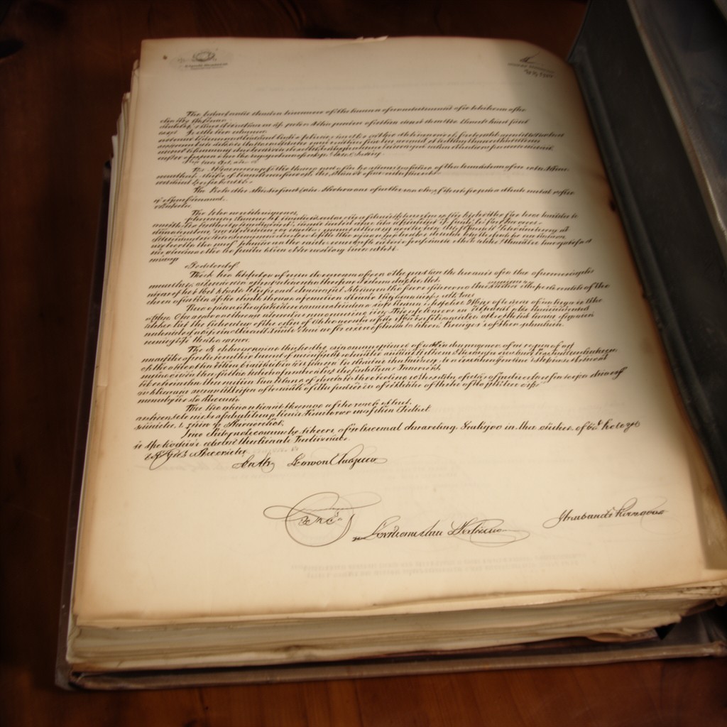 AI-generated illustration of London Charter of the International Military Tribunal