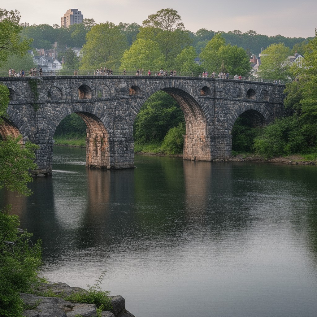 AI-generated illustration of Echo Bridge