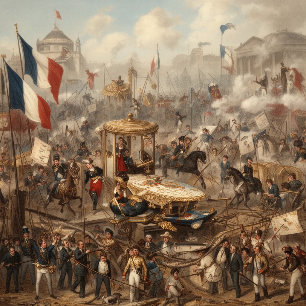 AI-generated illustration of First French Empire
