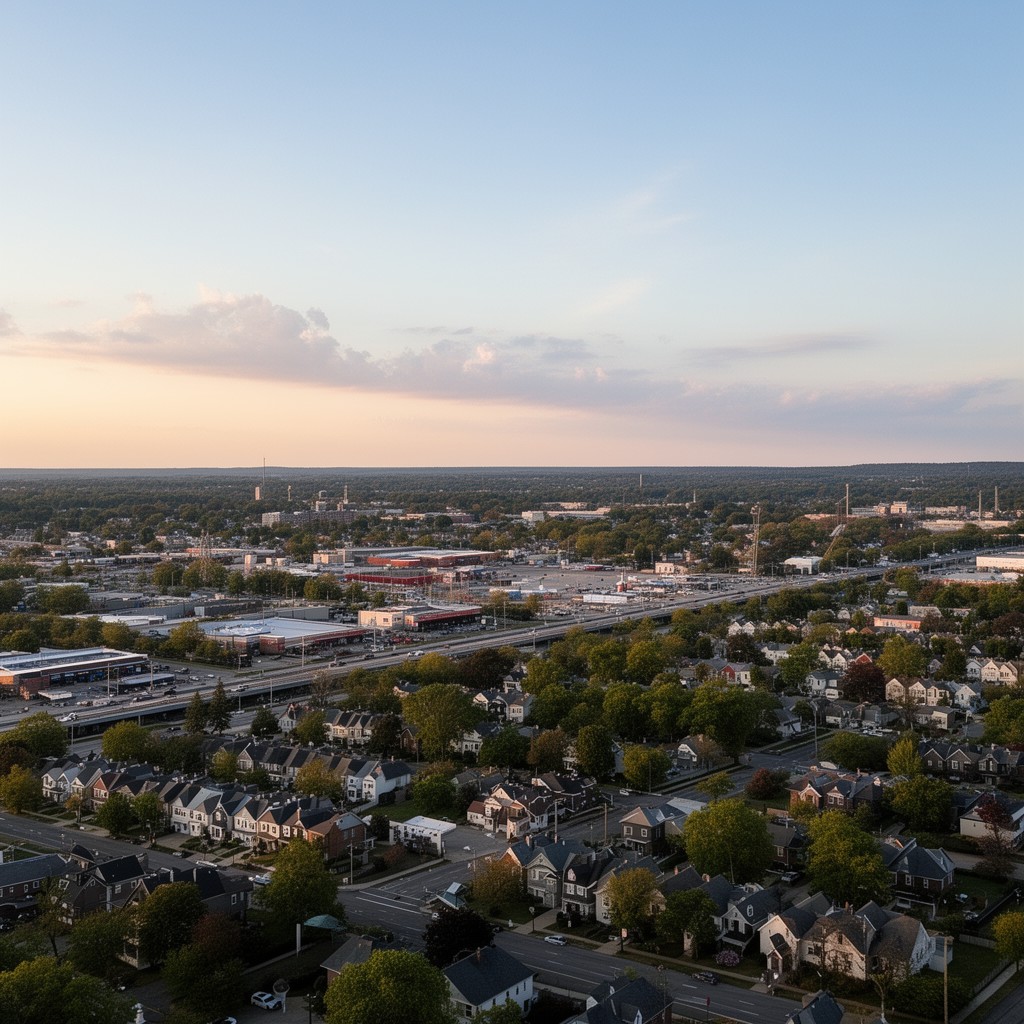 AI-generated illustration of Edison, New Jersey