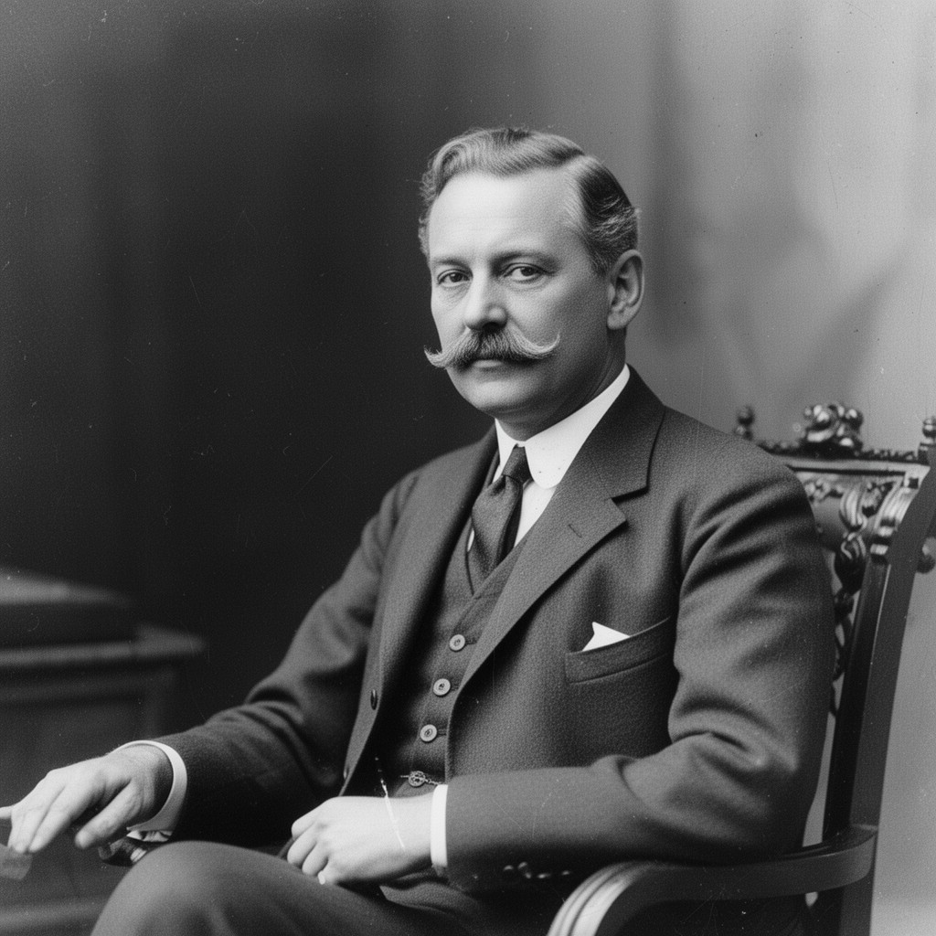 AI-generated illustration of Frederick Weyerhaeuser