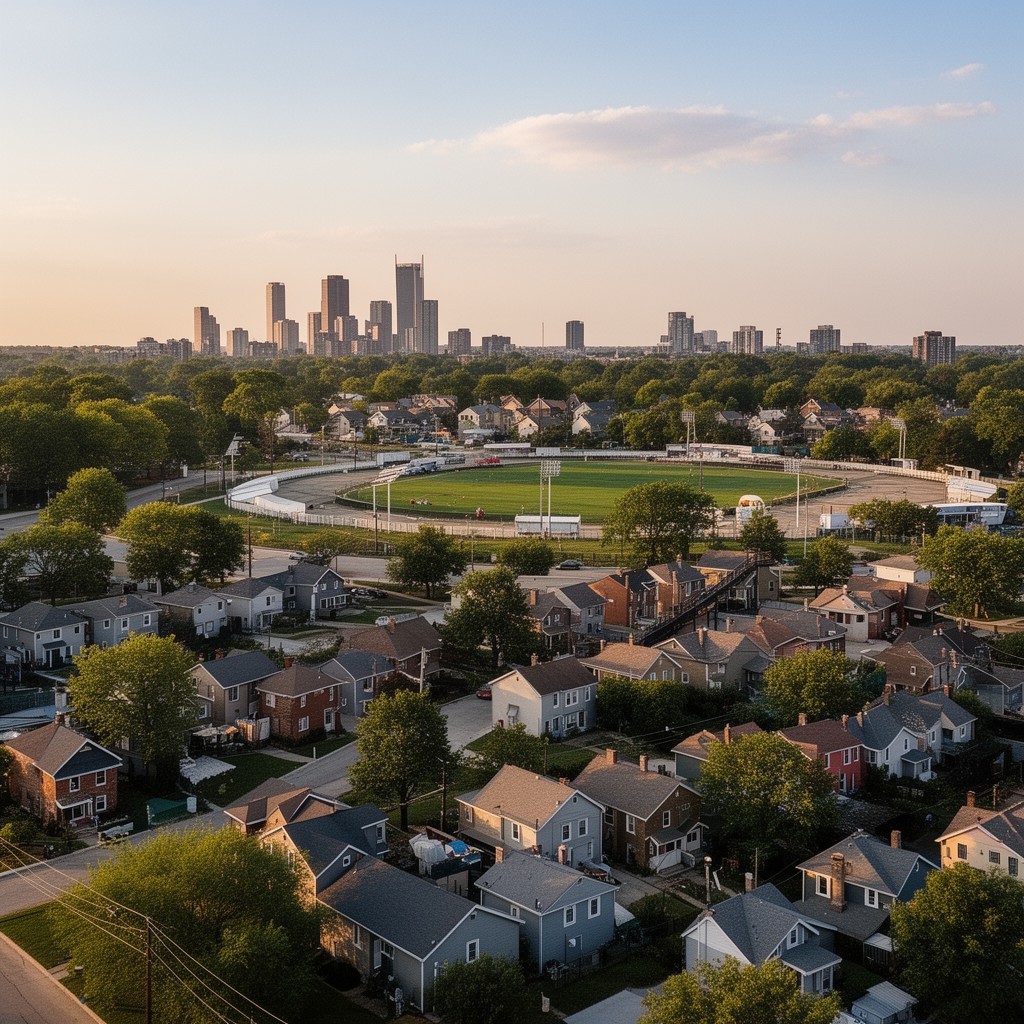AI-generated illustration of Villa Park, Illinois