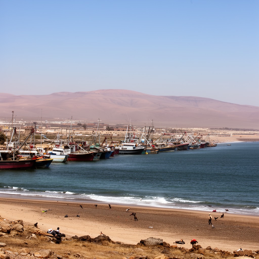 AI-generated illustration of Walvis Bay