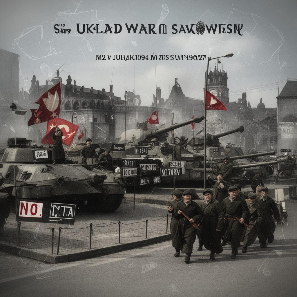AI-generated illustration of Układ Warszawski