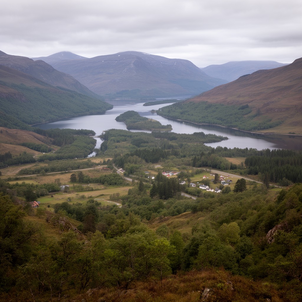 AI-generated illustration of Great Glen