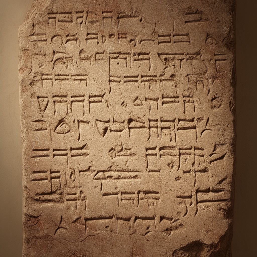 AI-generated illustration of Punic script