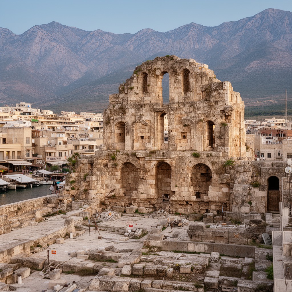 AI-generated illustration of Byblos
