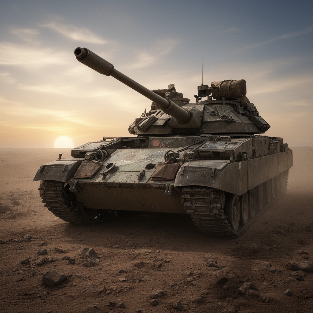 AI-generated illustration of Panzer Army Africa