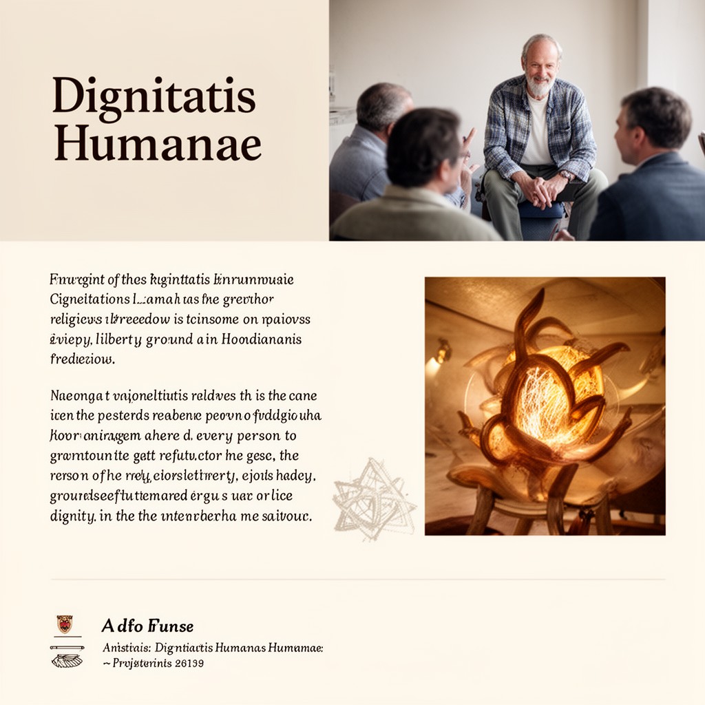 AI-generated illustration of Dignitatis Humanae