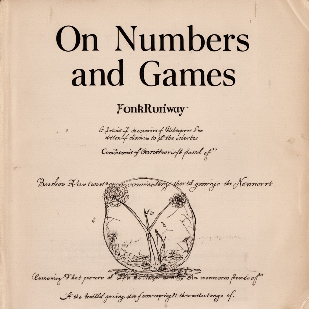 AI-generated illustration of On Numbers and Games