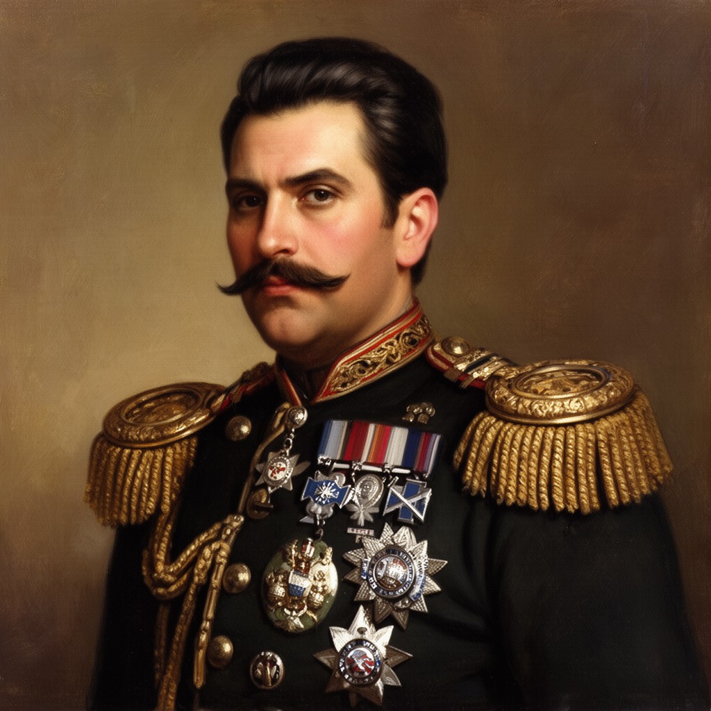 AI-generated illustration of Omar Pasha