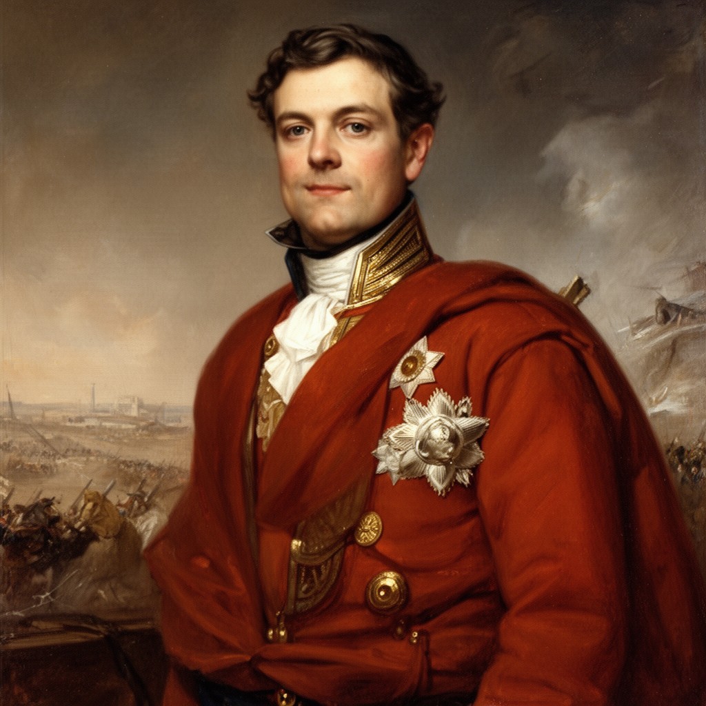 AI-generated illustration of Lord Raglan