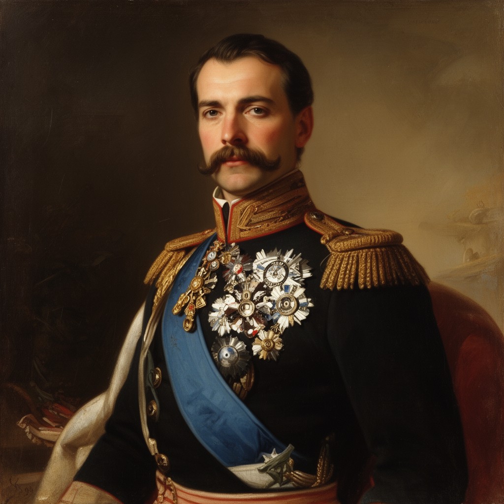 AI-generated illustration of General Alfonso La Marmora