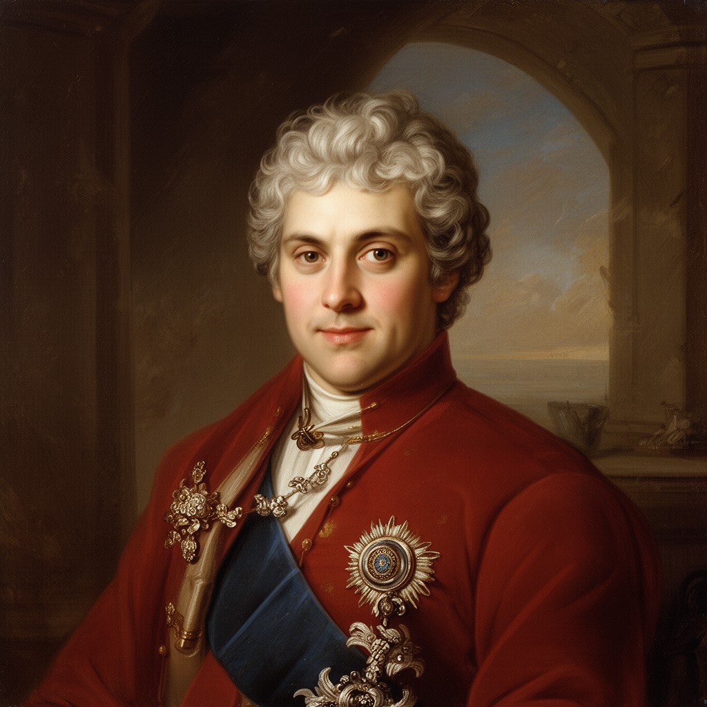 AI-generated illustration of Prince Menshikov