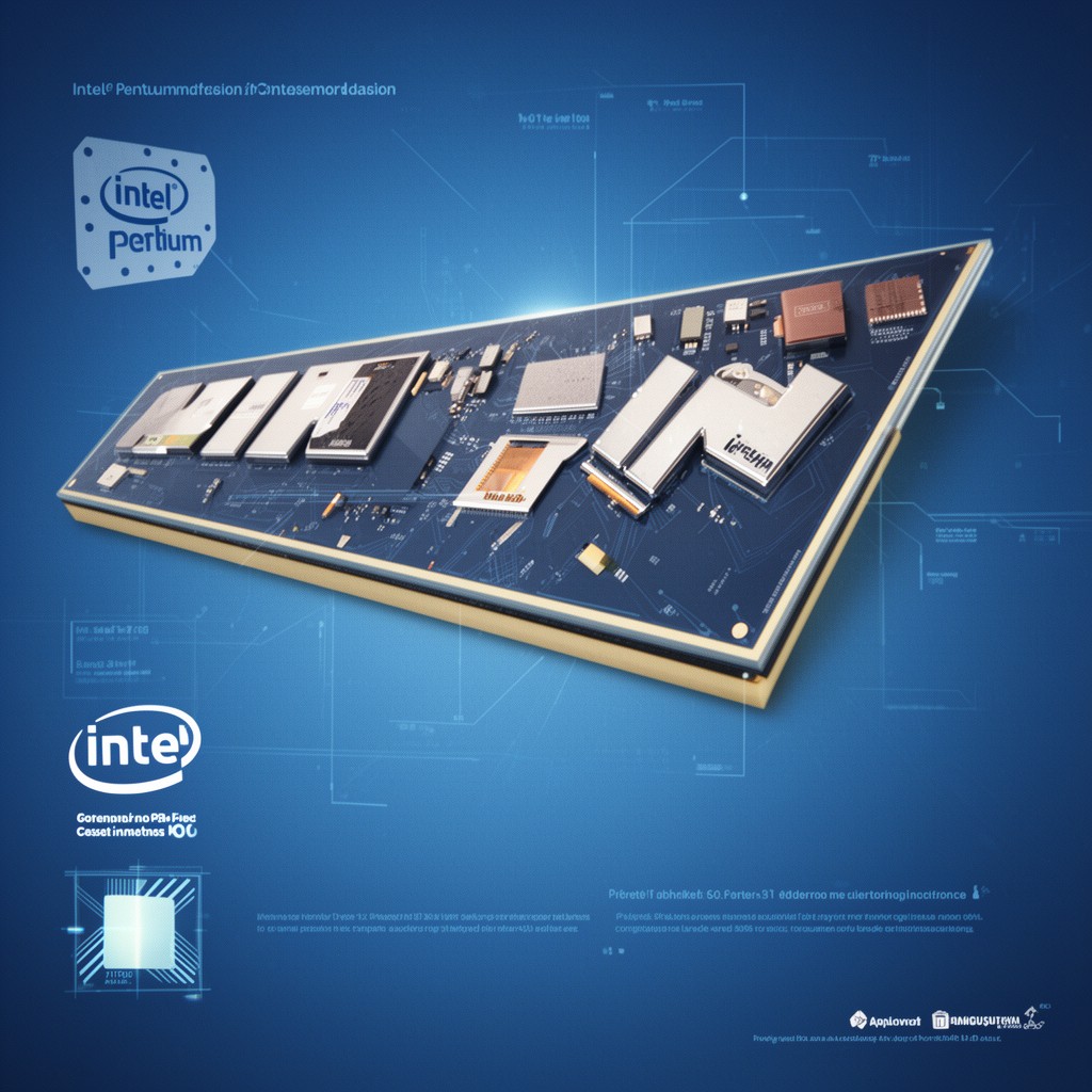 AI-generated illustration of Intel Pentium