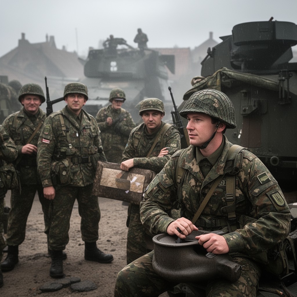 AI-generated illustration of Polish Armed Forces in the West