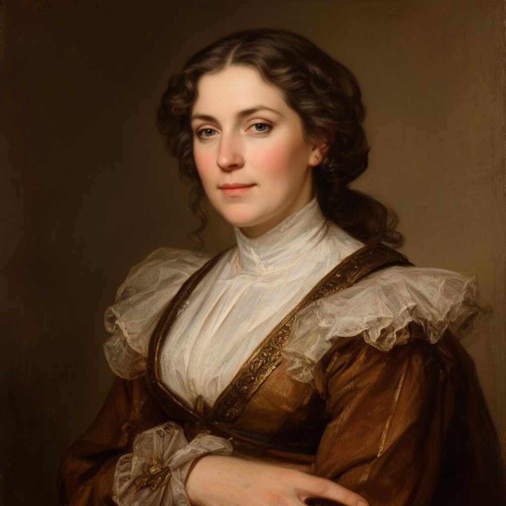 AI-generated illustration of Maria Cotton