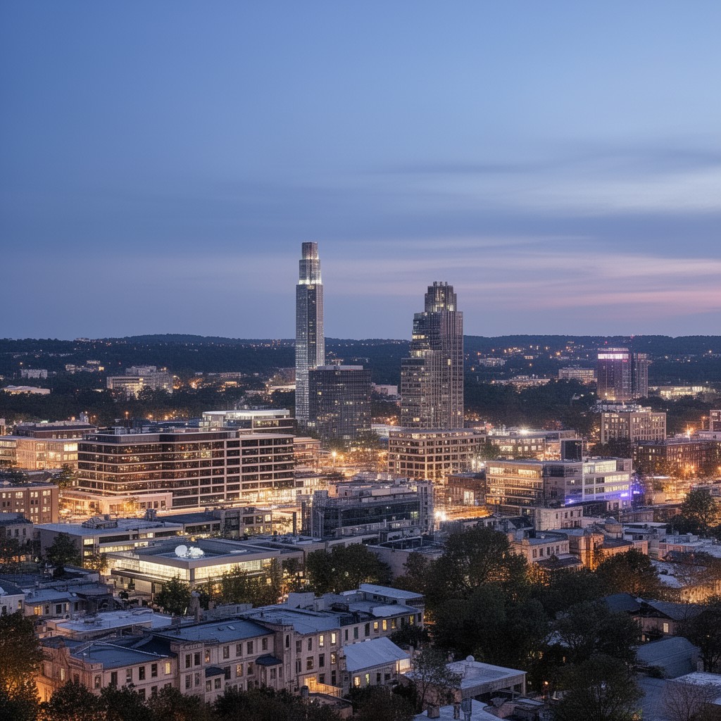 AI-generated illustration of Huntsville, Alabama