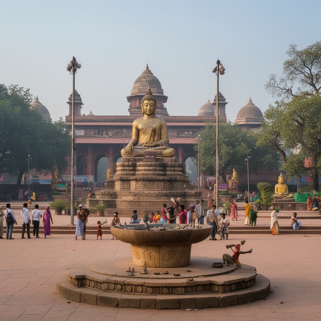 AI-generated illustration of Sarnath
