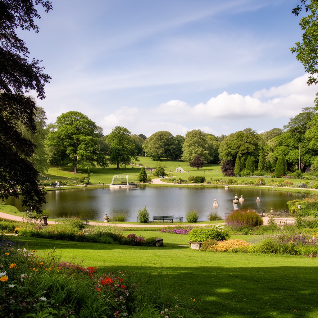 AI-generated illustration of Dunorlan Park