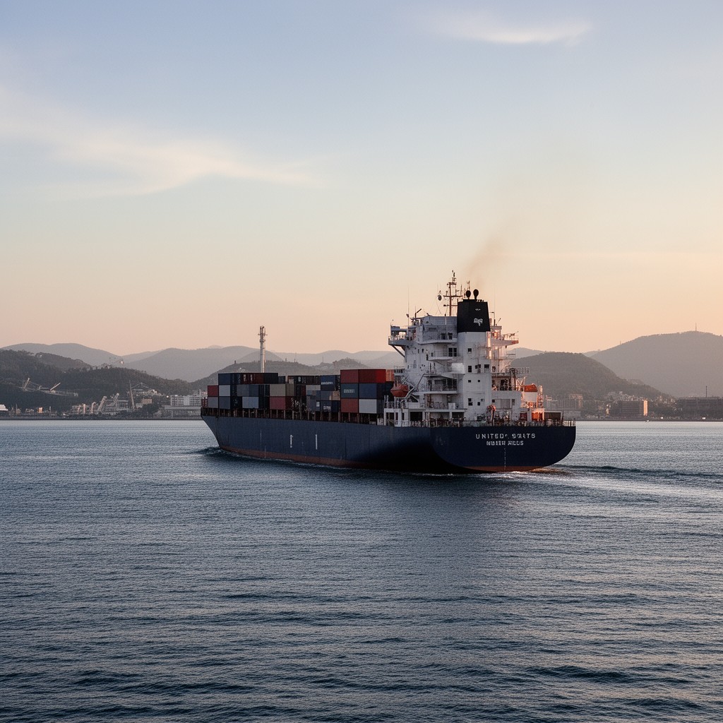 AI-generated illustration of United States merchant marine