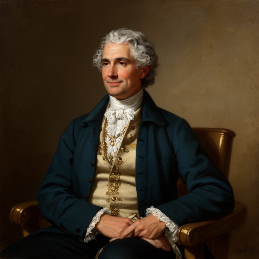 AI-generated illustration of Thomas Gage