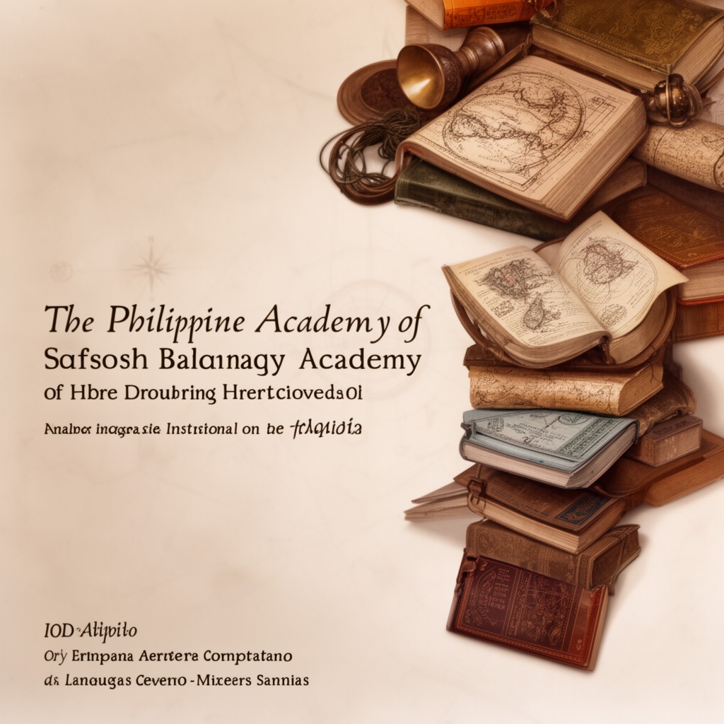 AI-generated illustration of Philippine Academy of the Spanish Language