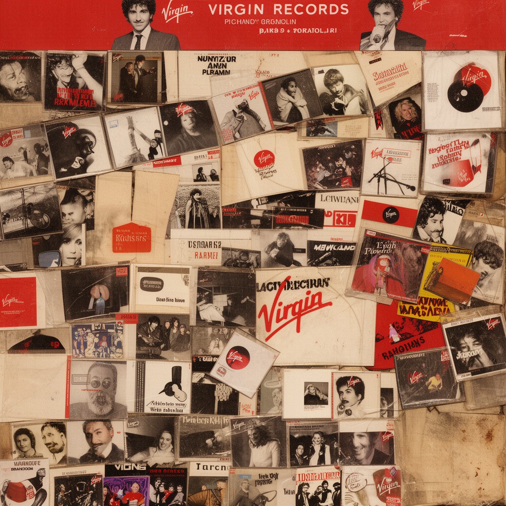 AI-generated illustration of Virgin Records