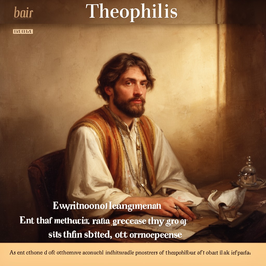 AI-generated illustration of Theophilus