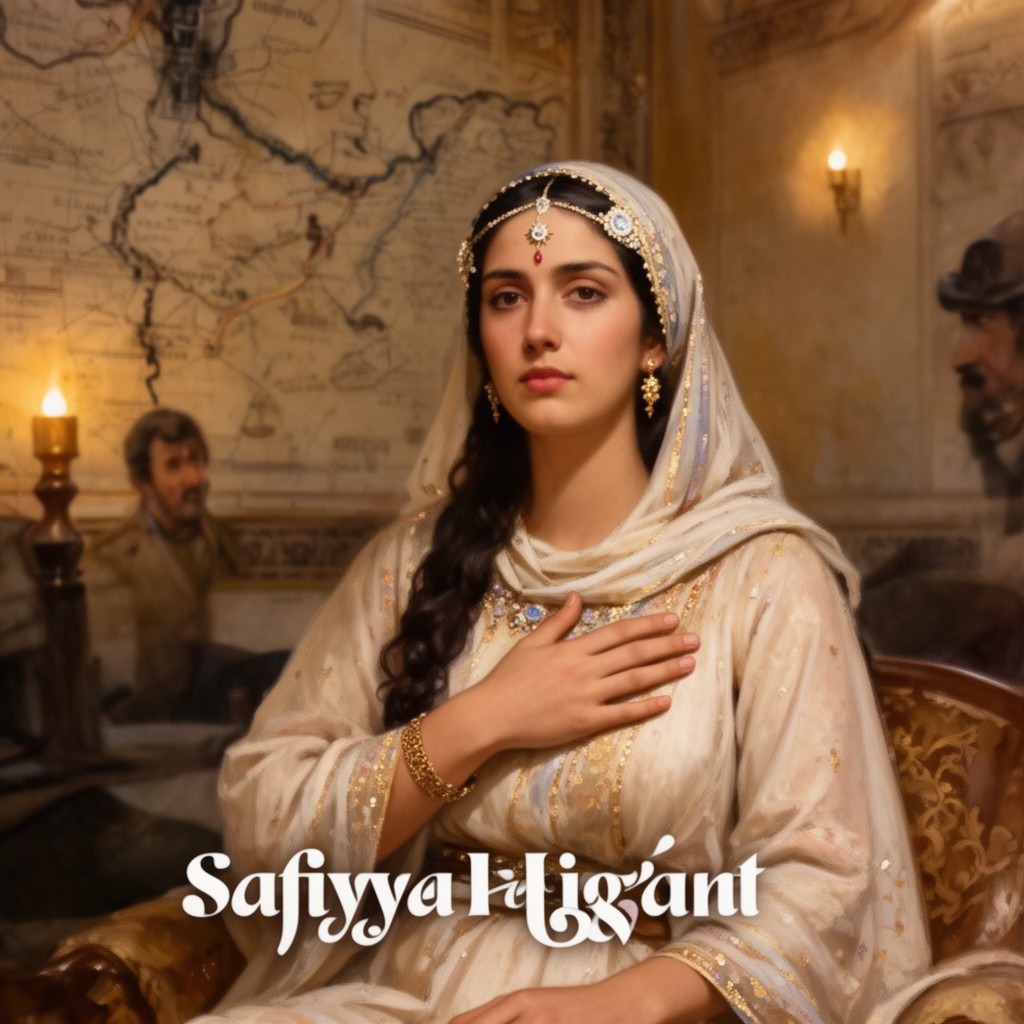 AI-generated illustration of Safiyya bint Huyayy