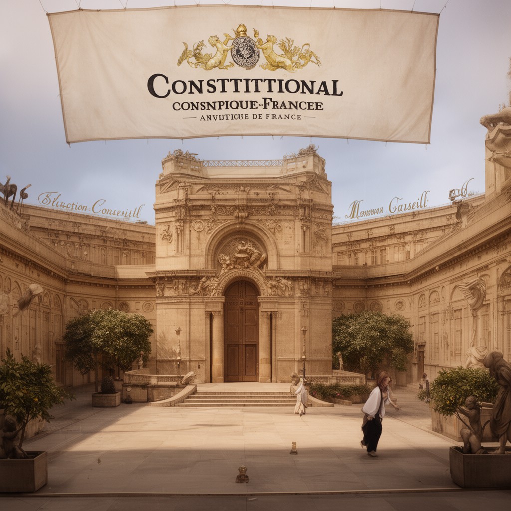 AI-generated illustration of Constitutional Council of France