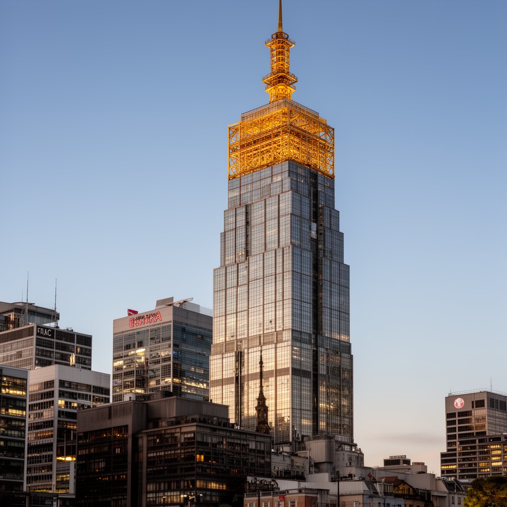 AI-generated illustration of Eureka Tower